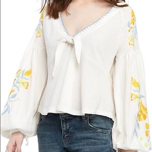 NWT Free People Kara Tunic Ivory S